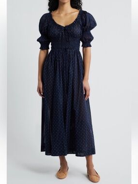Doen Ischia Organic Cotton Midi Dress